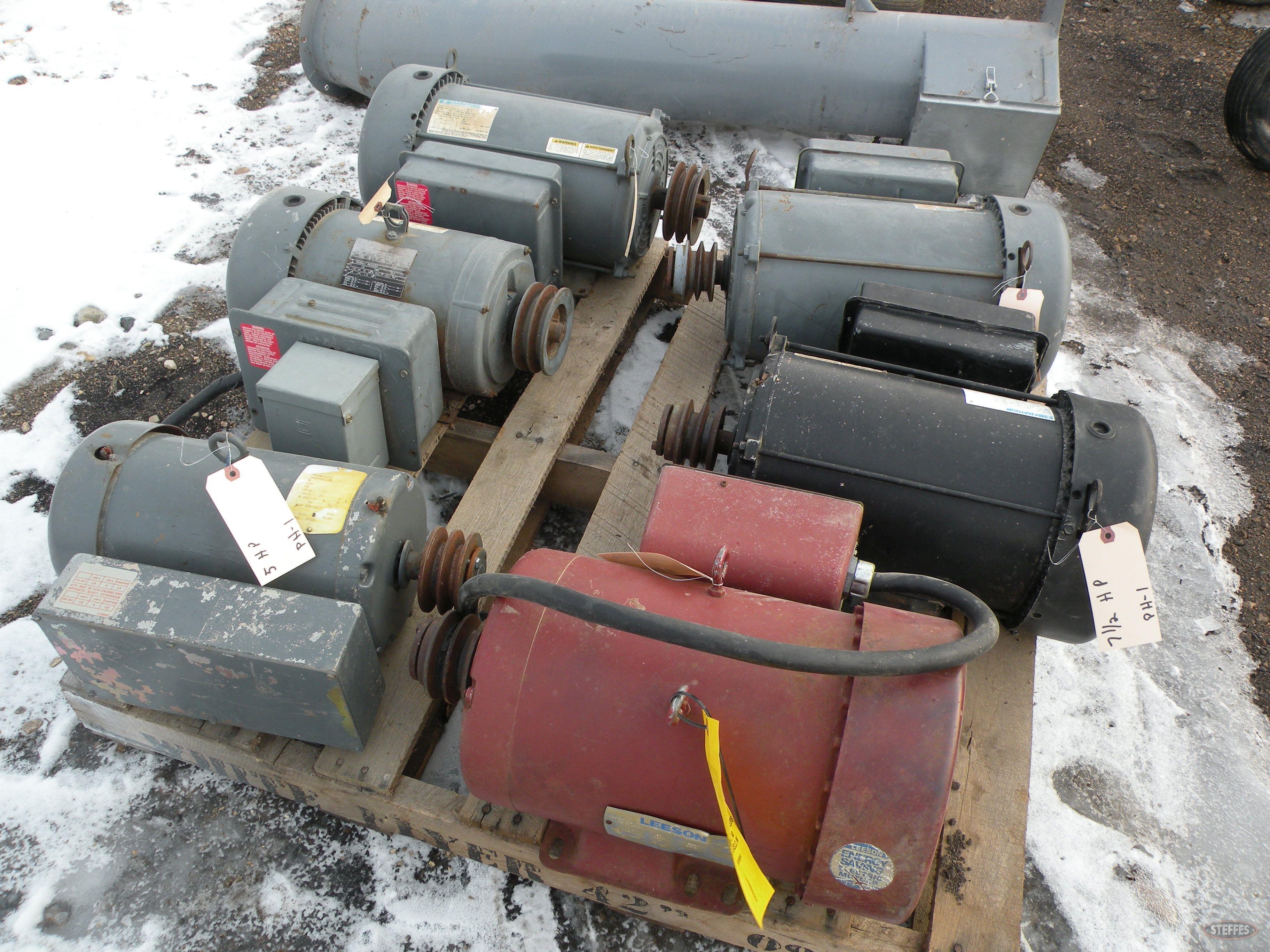 Pallet used electric motors, 1 phase_1.jpg